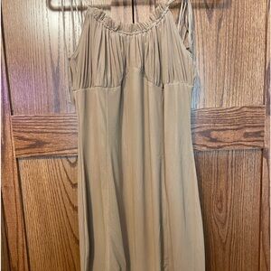 Tan dress